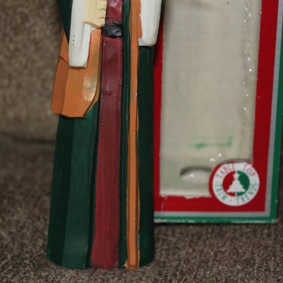 Santa Claus Table Top Trim Trends Vintage Figurine 8" Christmas Delux Decoration - Picture 4 of 10